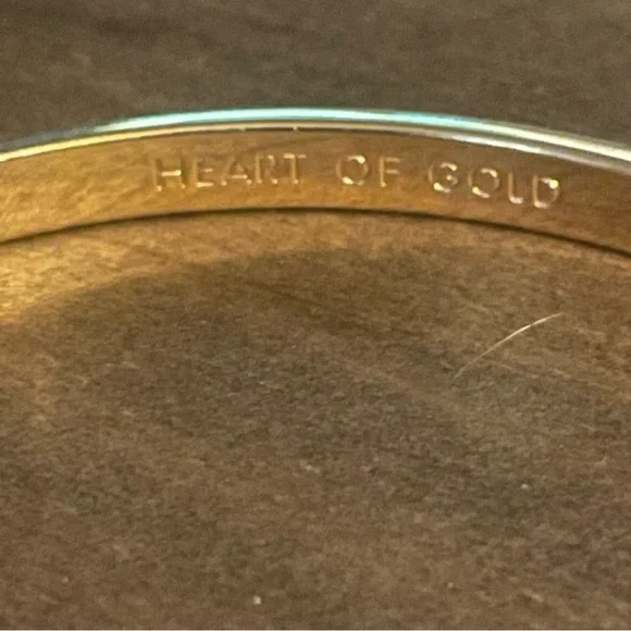 Kate Spade Heart of Gold Idiom bangle bracelet - Picture 7 of 8
